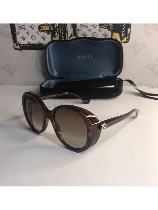 New Authentic Gucci Brown Sunglasses GG0368s 002 main image 2
